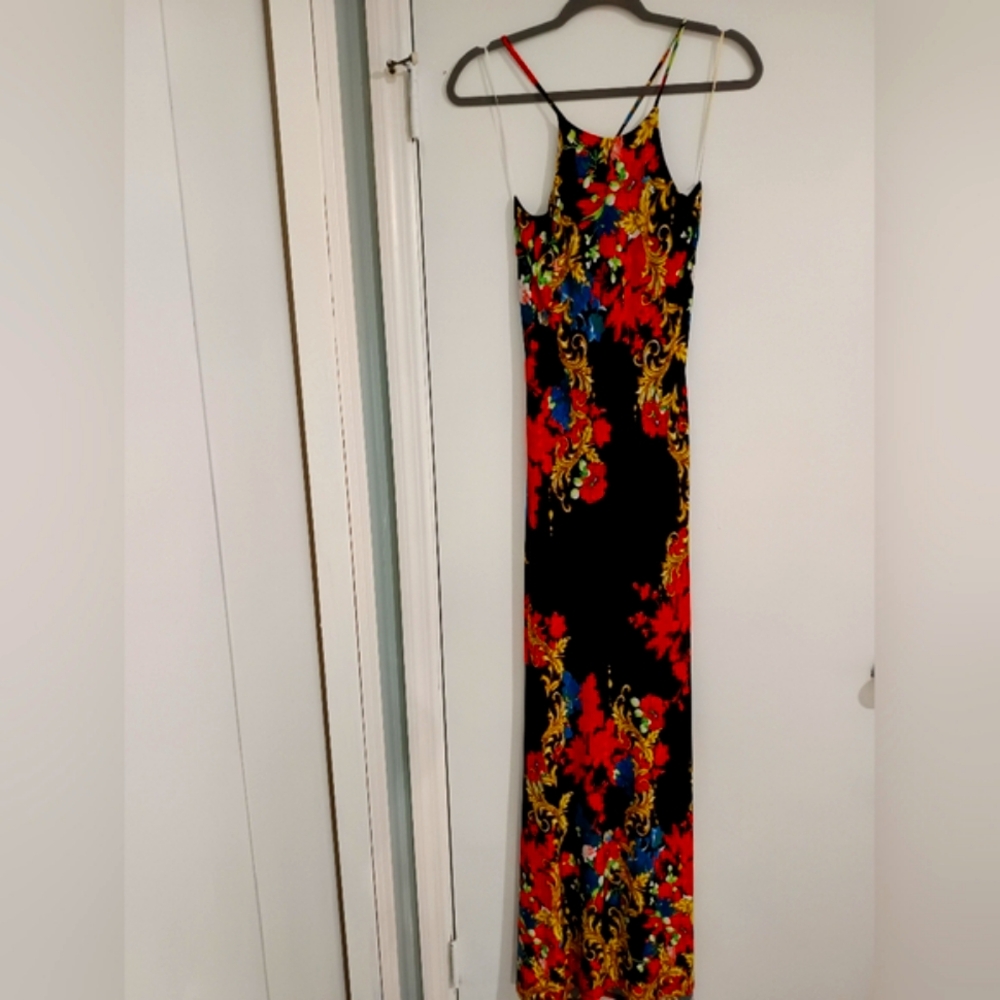 Long backless very stretchy sexy dress by Curve